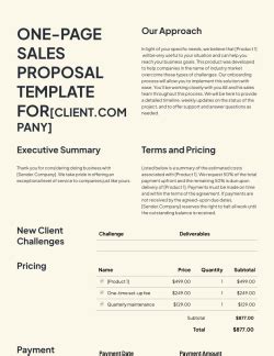 Fully Customisable Sales Proposal Templates (Free Samples & PDFs)