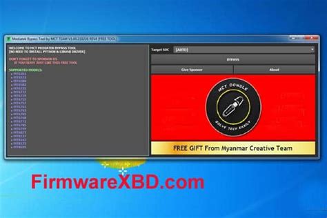 Download MCT MediaTek (MTK) Auth Bypass Tool Latest Version