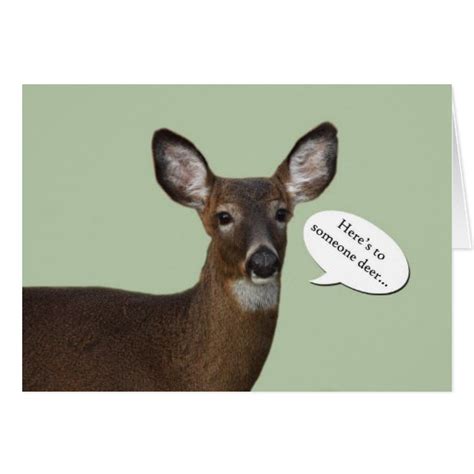 Deer birthday greeting card | Zazzle