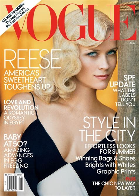 Vogue US May 2011 Cover | Reese Witherspoon by Peter Lindbergh – Fashion Gone Rogue