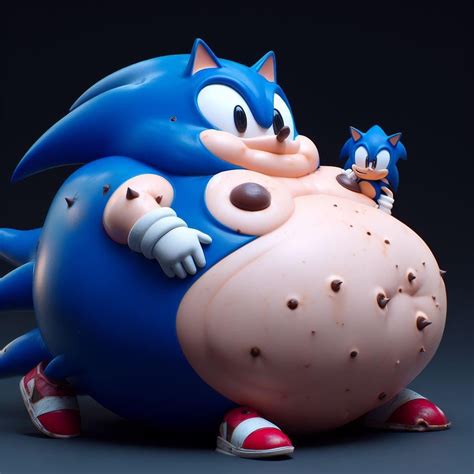 Morbidly Obese Sonic Comic to the rescue : r/dalle2