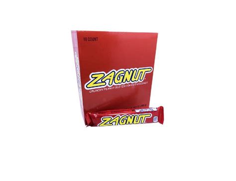 Zagnut 1.75oz Bar or 18 Count Box — b.a. Sweetie Candy Store