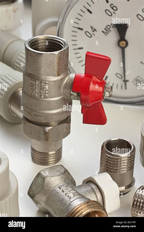 Set plumbing fittings Stock Photo - Alamy