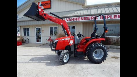 Massey Ferguson 1734E Gear Compact Transmission - Walk Around and Demo - YouTube