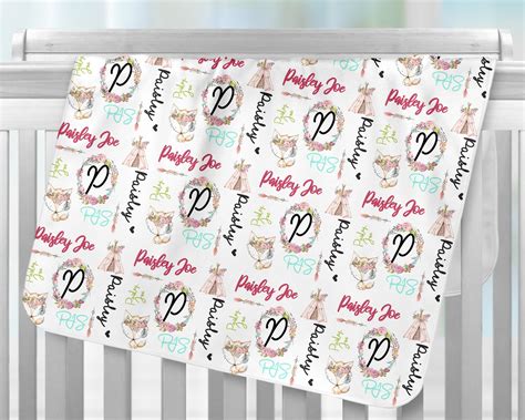 Baby Blanket Sublimation Template PNG and Photoshop Smart | Etsy