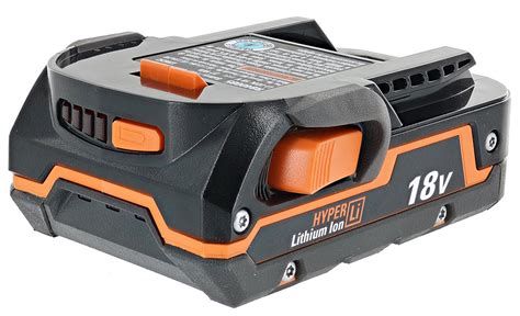 RIDGID 18 VOLT LITHIUM BATTERY PACK BATTERY WITH FUEL GAUGE - R840085 ...