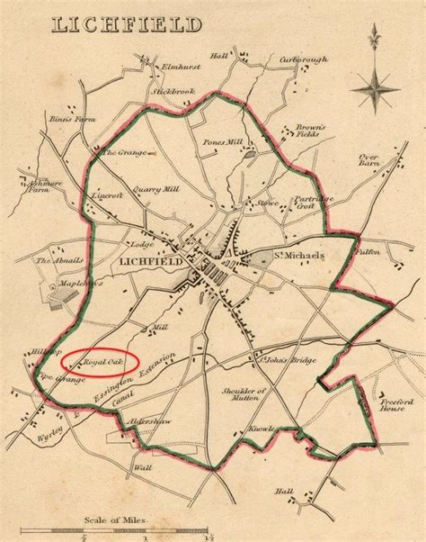 Lichfield map | Old maps, Ancient maps, City maps