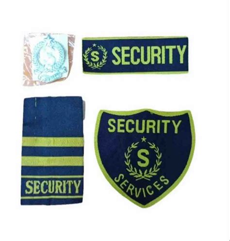 Pin Badge Embroidered Security Guard Badges at Rs 20/piece in Mumbai ...