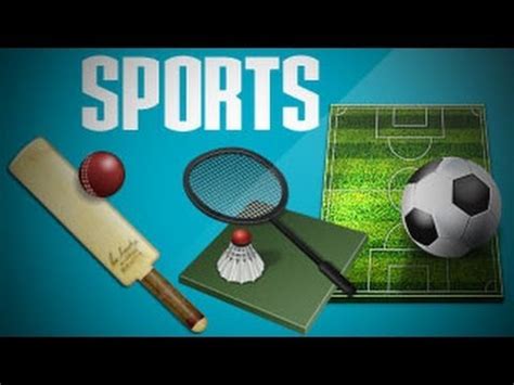 Indoor And Outdoor Games And Their Equipments - YouTube