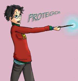 Harry Potter-Protego by chanel by harrypotterfans on DeviantArt