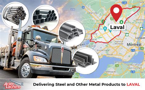 Steel, Aluminum & Other Metal Products in Laval, Quebec | Acier Lachine Inc