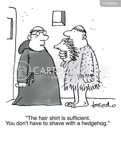 Hairshirt Cartoons and Comics - funny pictures from CartoonStock