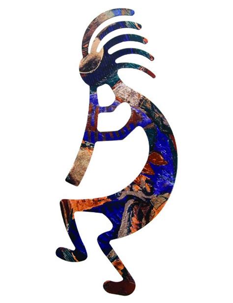 Kokopelli Extra Large Metal Rock Art - Sculpture - Lazart