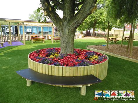 Circular Planter by Maple Leaf Designs. The One-Stop Playground Development Specialists