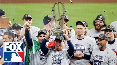 Braves celebrate winning Commissioner’s Trophy as World Series ...