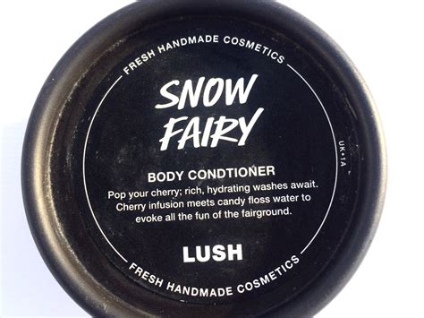 Lush Snow Fairy Body Conditioner Review, Swatches