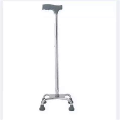 Aluminium Walking Care Patient / Old Man Stick Four Foot Price in ...