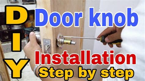 Door Knob Installation | DIY Door Knob Installation | How to Install Door Knob | Door Knob ...