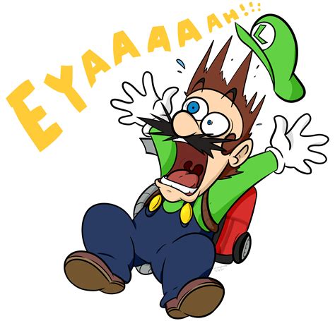 luigi's classic scream from luigi's mansion! took 4 hours : r/Mario