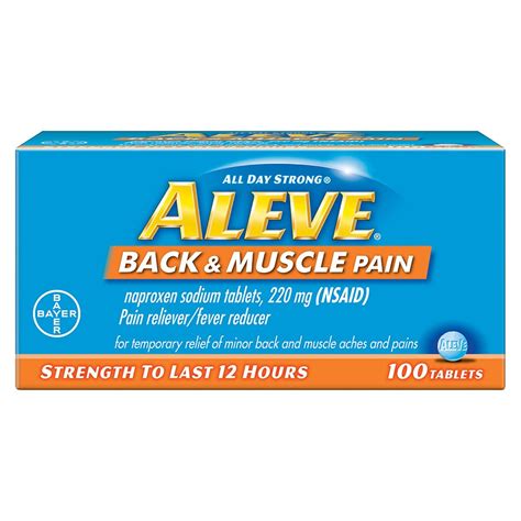 Aleve Back & Muscle Pain Tablet, Pain Reliever/Fever Reducer | Walgreens