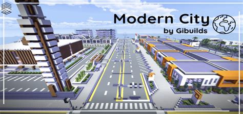 Modern City Minecraft PE Map 1.16