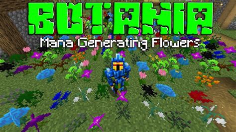 MANA GENERATING FLOWERS (Botania PT. 8) [Minecraft 1.15 Mod Guide ...