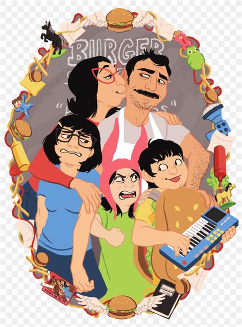 Bob's Burgers Hamburger Tina Belcher Fan Art, PNG, 1280x1732px ...