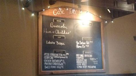 Menu at Cafe Del Buono, New Hartford