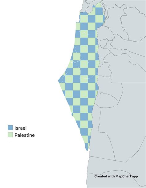 My solution to the Israel-Palestine Conflict : r/mapporncirclejerk