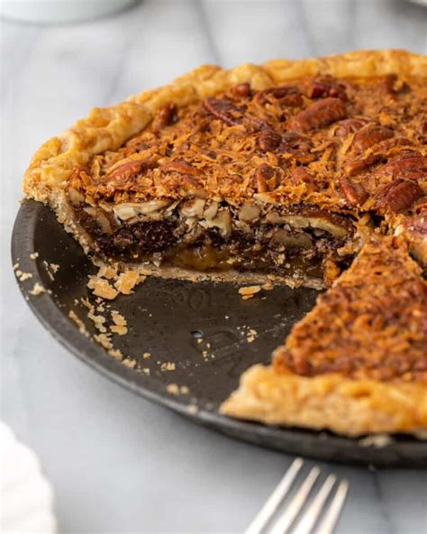 Easy German Chocolate Pecan Pie (GF) - Well Fed Baker