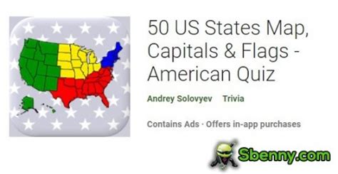 50 US States Map, Capitals & Flags - American Quiz MOD APK