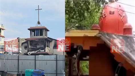 In Manipur riots 221 churches, 17 temples and 3413 houses burnt