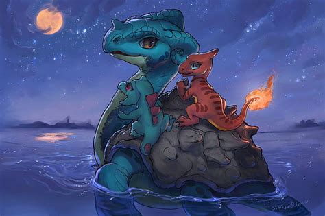 Pokémon, Charmeleon (Pokémon), Lapras (Pokémon), HD-Hintergrundbild | Wallpaperbetter