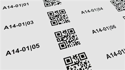 Template for labels with QR codes – free download!