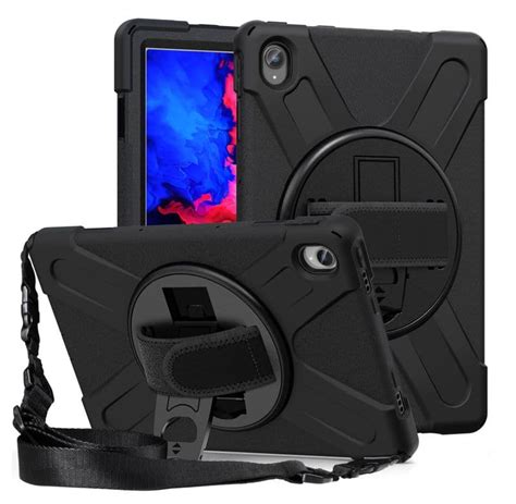 Rugged case for Lenovo Tab P11 Pro 11 5" with hand & shoulder strap and ...