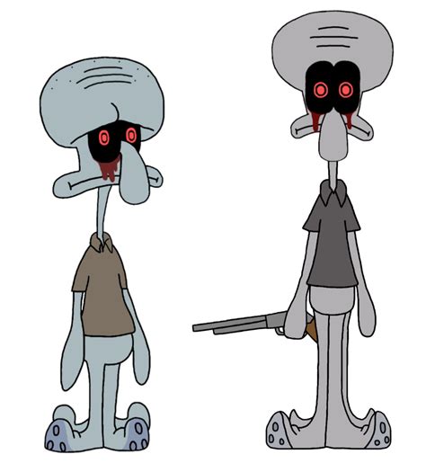 Evolution of Red Mist Squidward by Cacky007 on DeviantArt