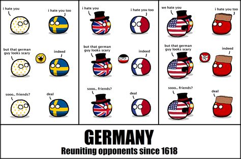 Germanball: Germany reuniting opponents since 1618