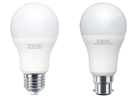 A60 LED Bulb 10W Cool White or Warm White E27 or B22