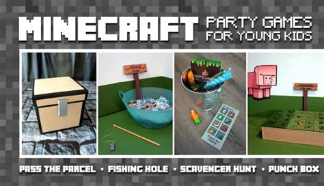 Minecraft Party Games For Kids - Moms & Munchkins