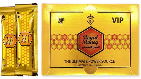 12 Sachets V.’I’,P Honey – 20G – Royalty Honey USA