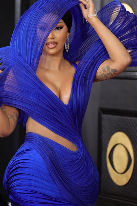 "Cardi B and Offset steal the show in bold blue ensembles and statement ...