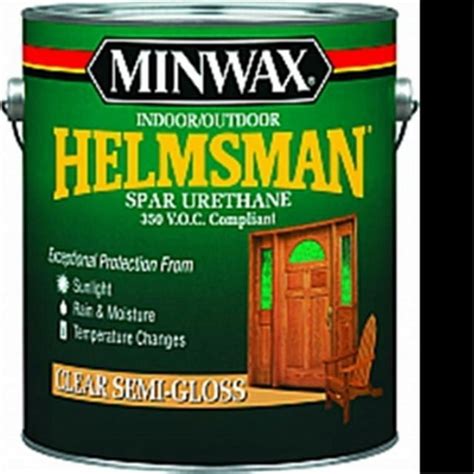 Minwax Helmsman Semi-Gloss Clear Oil-Based Spar Urethane 1 gal - Walmart.com