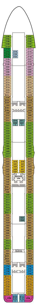 Royal Princess Deck plan & cabin plan