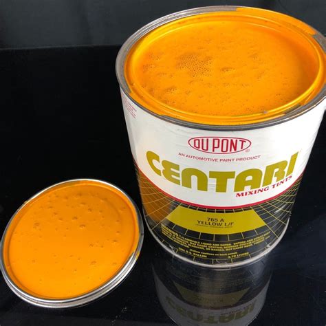 Dupont Centari Mixing Tint Acrylic Enamel Auto Paint Yellow L/f 765a Gallon