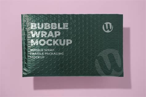 Premium PSD | Plastic bubble wrap for packaging