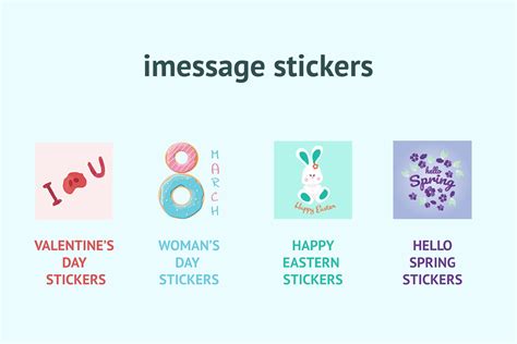 iMessage stickers on Behance