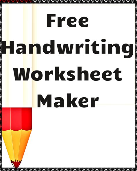 Name Generator Worksheets