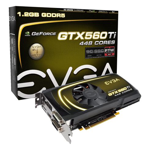 EVGA GTX 560 TI 448 Cores Classified and FTW Now Official