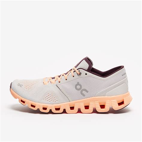 On Womens Cloud X - Silver/Almond - Womens Shoes | Pro:Direct Running