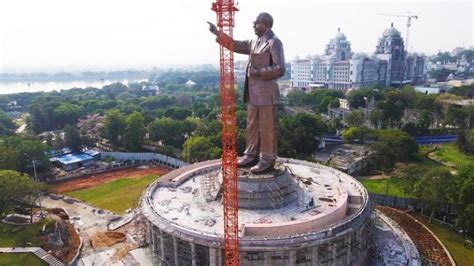 All You Need To Know About 125 Ft Tallest Dr. B.R. Ambedkar Statue In Hyderabad